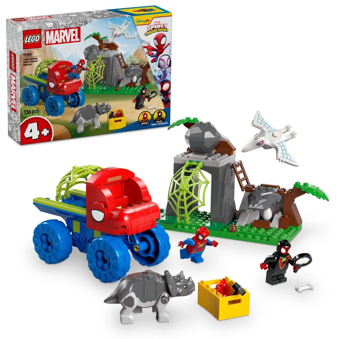 LEGO® Spidey und seine Superfreunde 11199 Spideys Team auf Rettungsmission im Dino-Truck LEGO® Spidey und seine Superfreunde 11199 Spideys Team auf Rettungsmission im Dino-Truck
