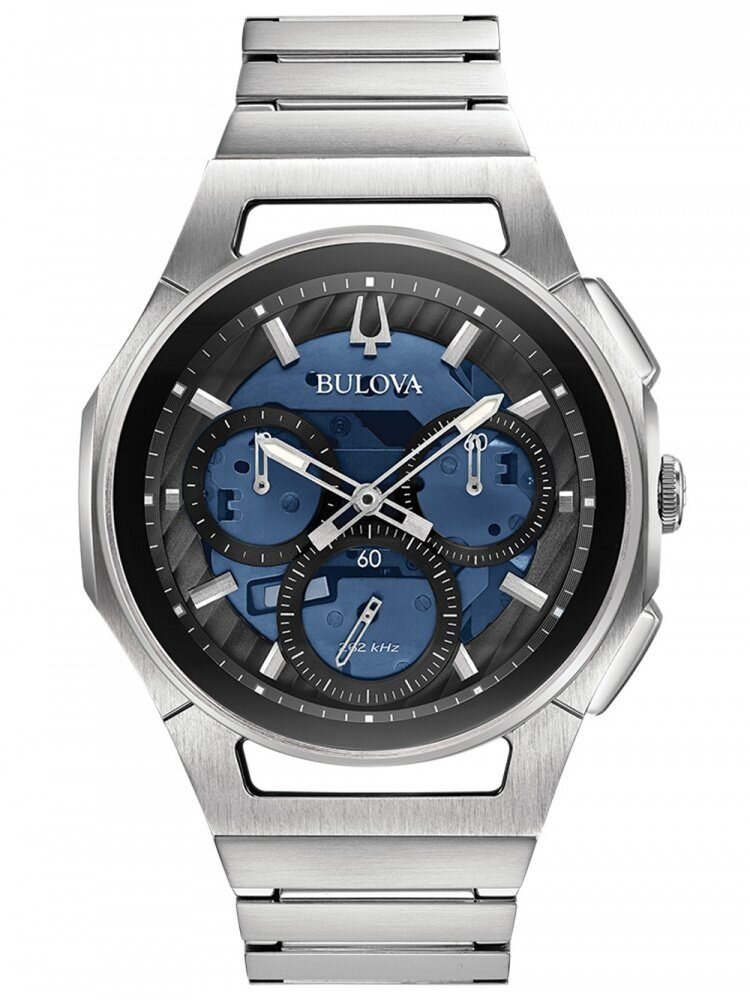BULOVA 96A205 Quarzuhr Bulova Curv Chronograph 44mm 3ATM Armbanduhr, Arm, Körperteil, Person