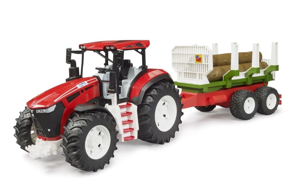 ROADMAX Traktor mit Rückeanhänger Traktor, Transport, Fahrzeug, Bulldozer, Maschine