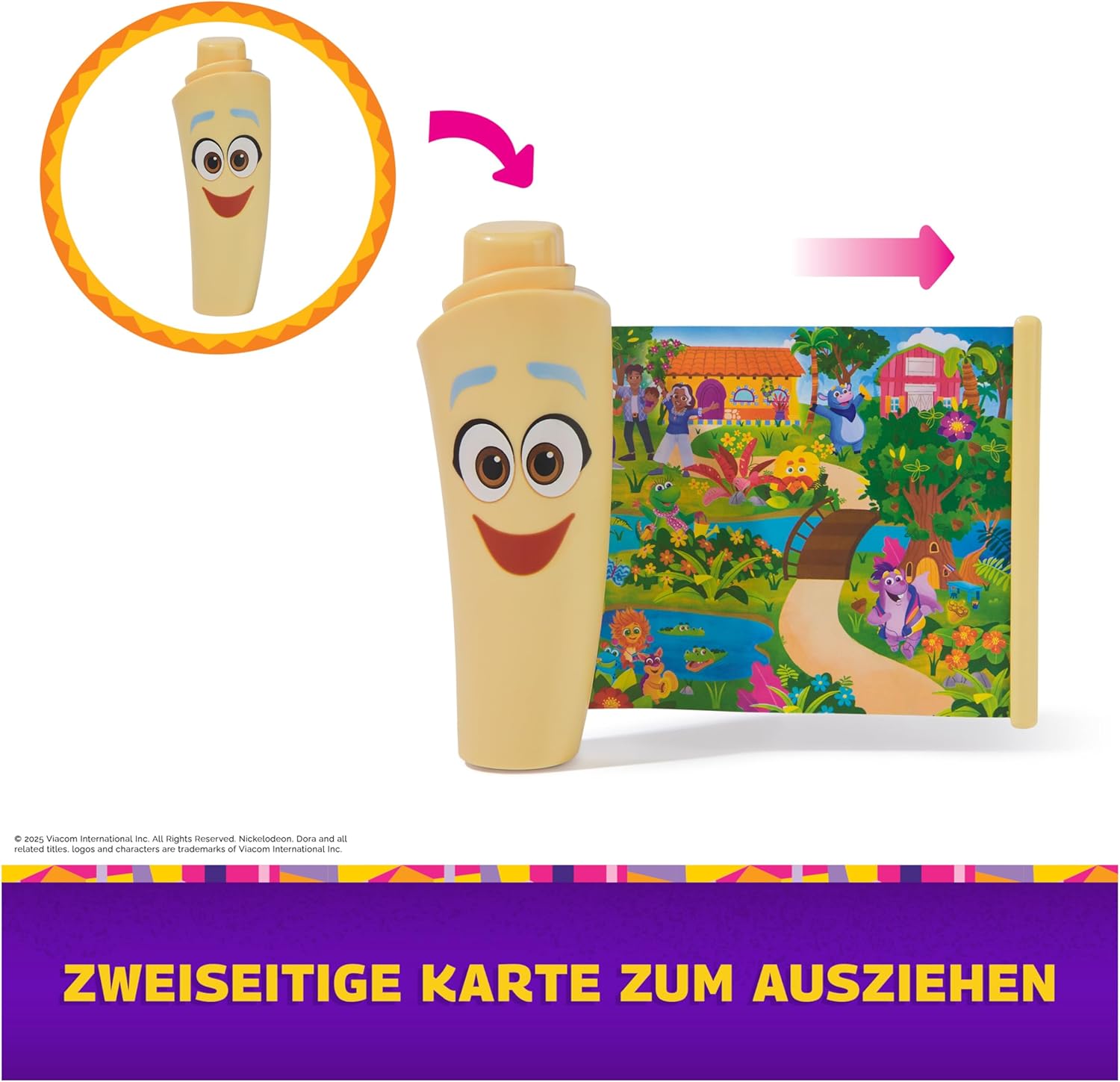 Dora the Explorer My Adventure Backpack Lila Kinderrucksack mit Dora-Motiv und Zubehör
