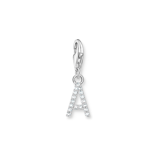 Thomas, Sabo, Anhänger, Charm-Club, 925, Sterling, Silber, Zirkonia, Weiß, 1938-051-14, Zubehor, Ohrring, Schmuck, Besteck