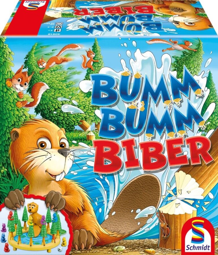 Schmidt, Spiele, 40618, Bumm, Bumm, Biber