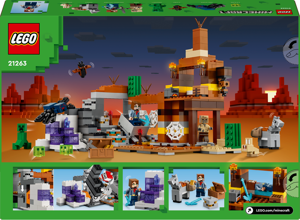 LEGO® Minecraft Die Mine in den Badlands 21263