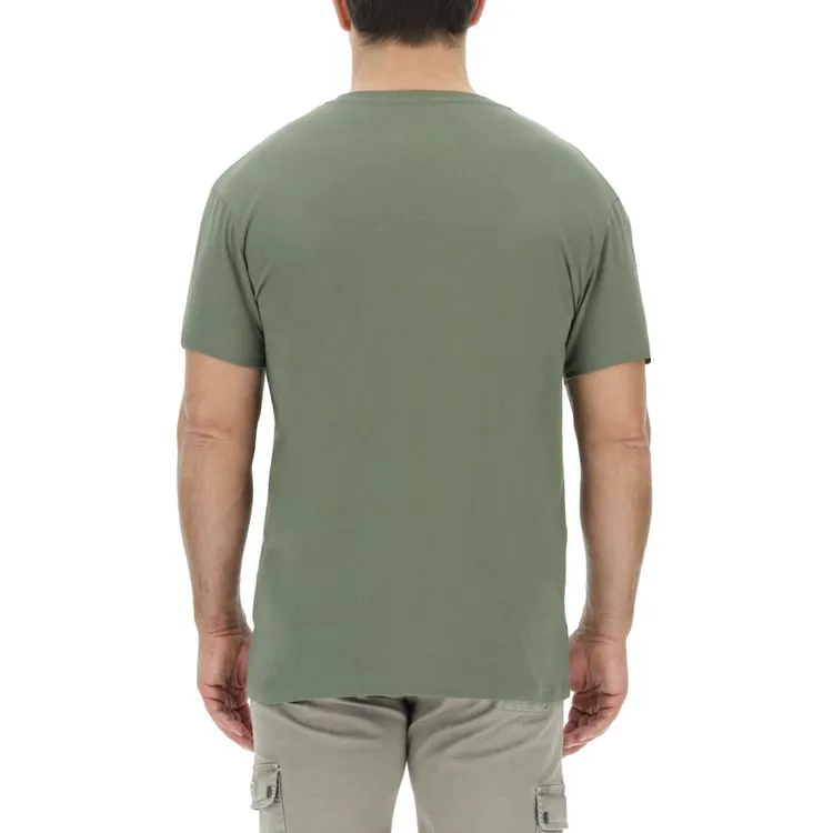 JEEP Herren T-Shirt O103354GN - Grün mit großem Logo-Print GR. XXL