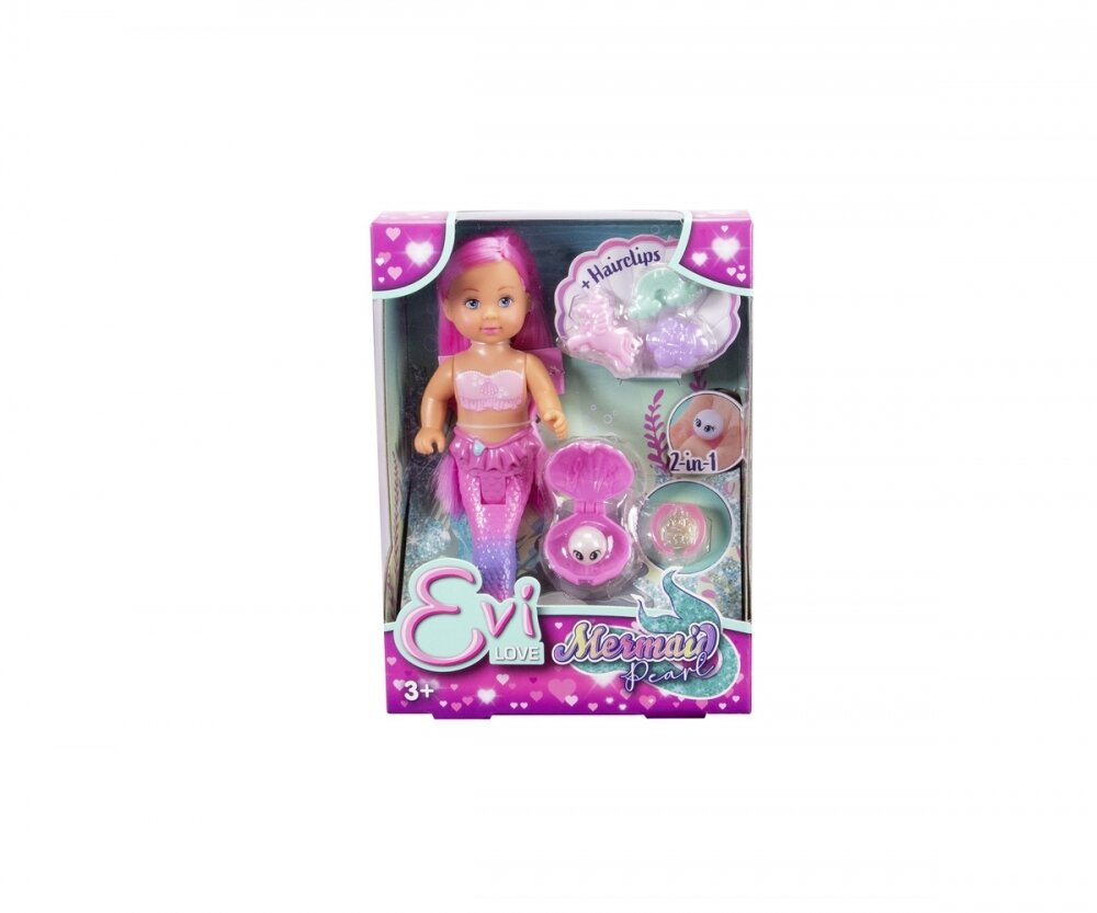 Evi LOVE Mermaid Pearl 105733699 Evi, LOVE, Mermaid, Pearl, 105733699, Figur, Puppe, Spielzeug, Gesicht, Person