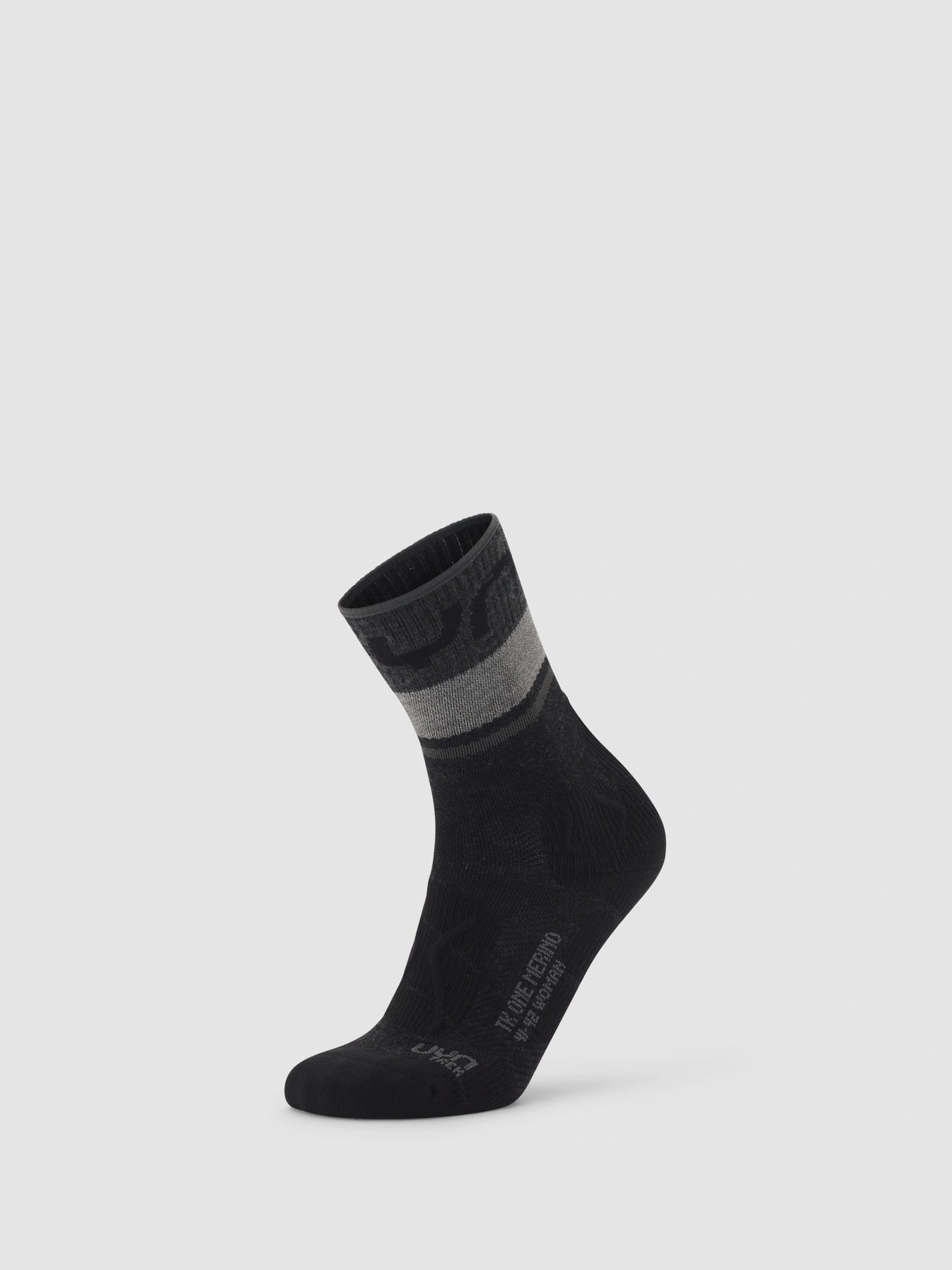 UYN Damen Trekkingsocken One Merino S100277G035 - Anthrazit/Schwarz GR. 35/36