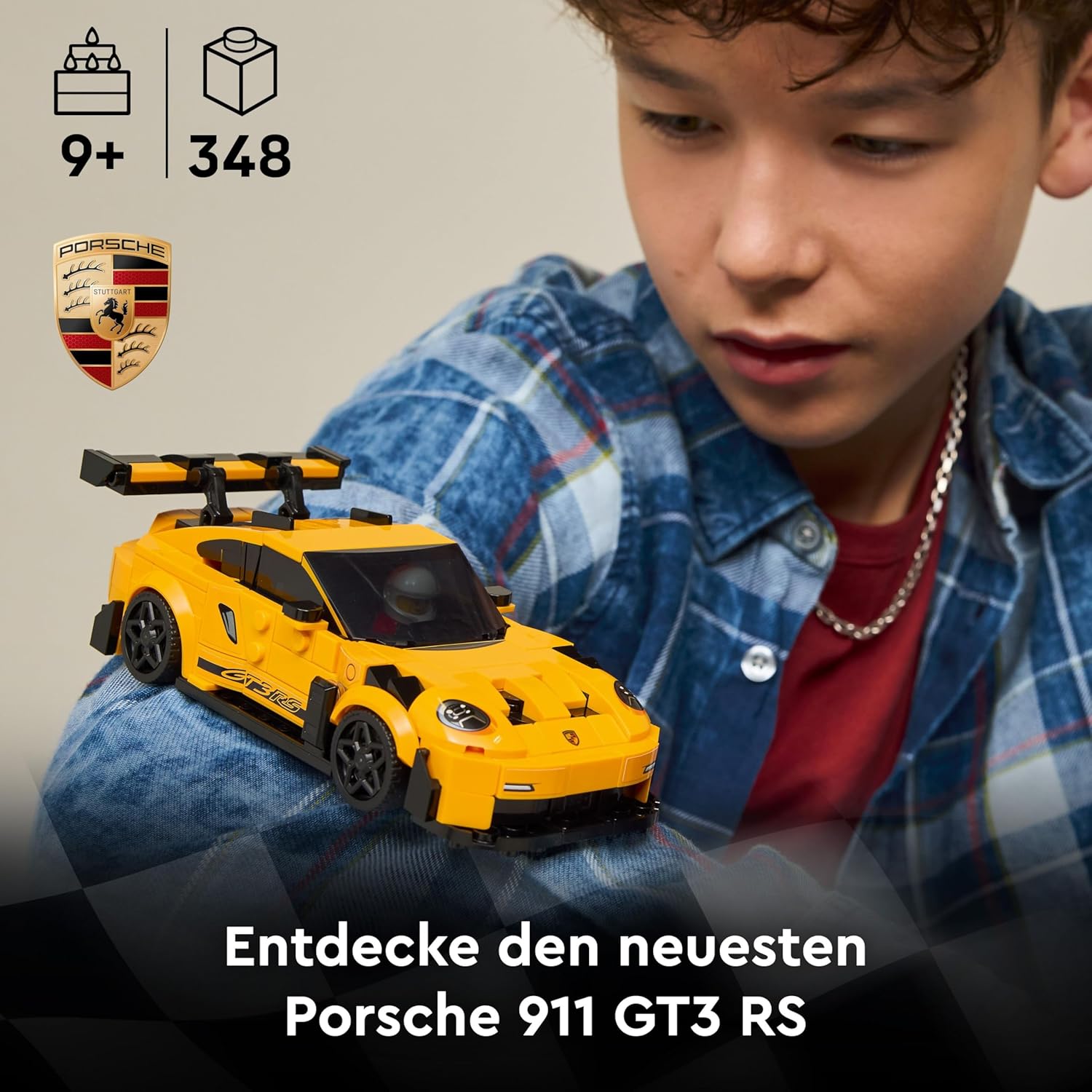LEGO Speed Champions 76918 McLaren Solus GT in Weiß und McLaren F1 LM in Orange mit zwei Rennfahrer-Minifiguren