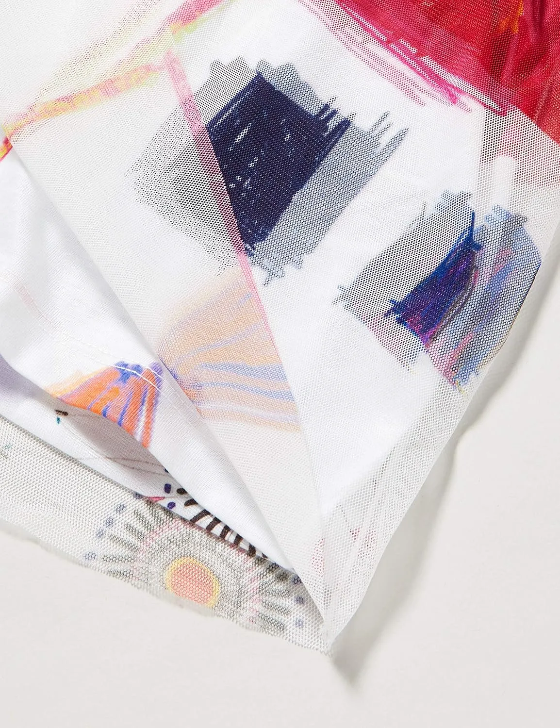 Desigual Mädchen Kleid /9 „Zamora“ - Weiß 20WGVK601000