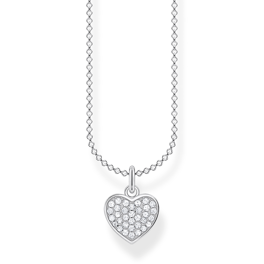 Thomas Sabo Kette Sterling Silver Herz Pave Länge 38 Cm Ke2046-051-14 Thomas, Sabo, Kette, Sterling, Silver, Herz, Pave, Länge, 38, Cm, Ke2046-051-14, Zubehor, Schmuck, Halskette, Diamant, Anhänger