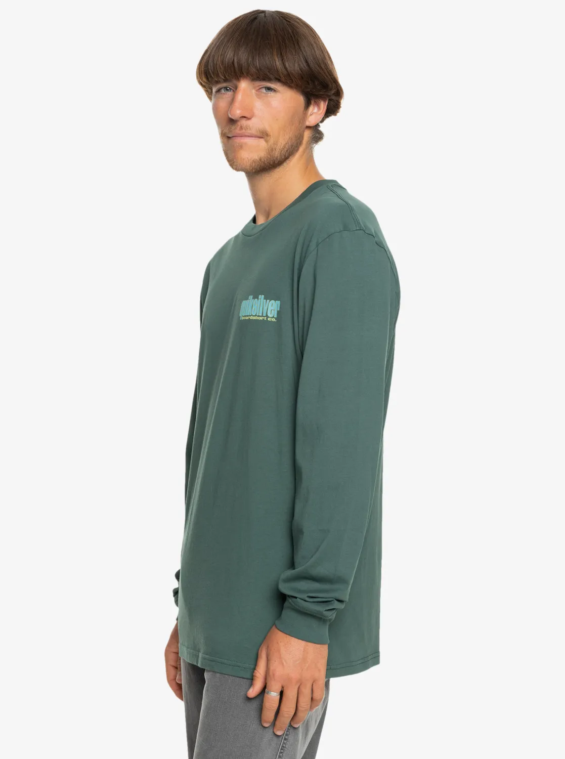 Quiksilver Three Tree - Longsleeve für Männer Grün GR. S