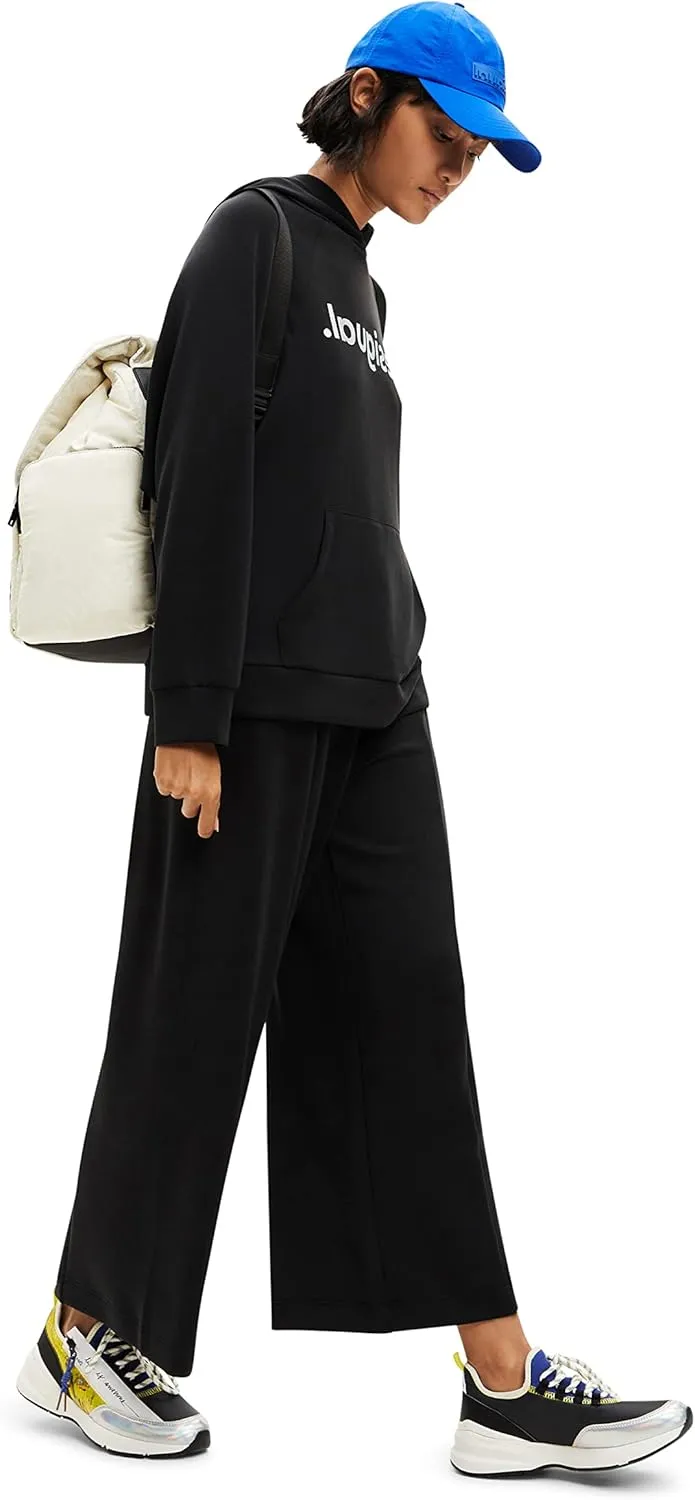 Desigual Damen Hose - Schwarze Harem Pants mit weitem Schnitt 22WWPK032000 GR. S