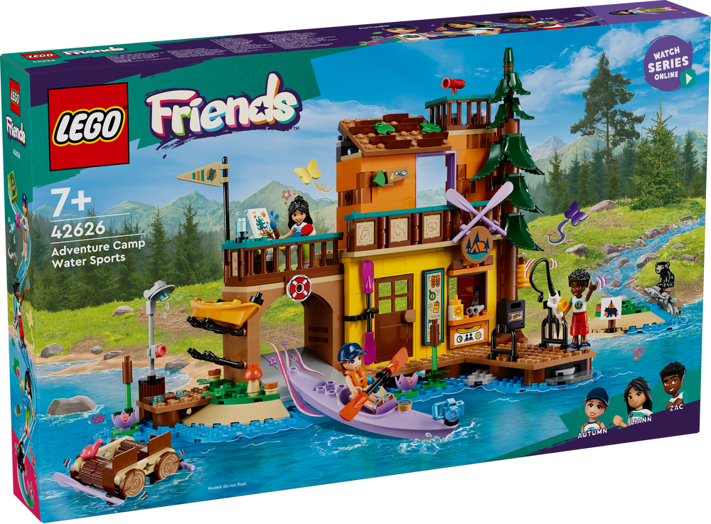 LEGO_42626_Friends_Abenteuercamp_mit_Kayak, Person, Wasser