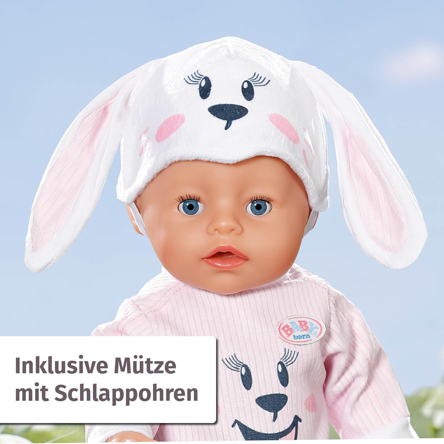 BABY, born, Häschen, Kuschelanzug, 43cm