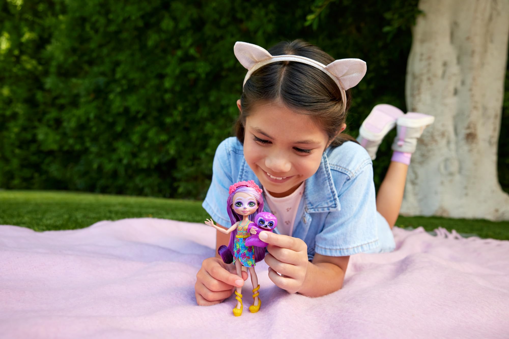 Mattel, Enchantimals, Sunshine, Beach, Sabindra, Sloth, Puppe, HRX82