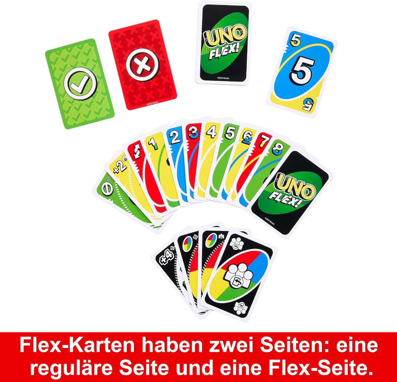 UNO Flex Die flexible Version des Klassikers Mattel HMY99 UNO Flex - Die flexible Version des Klassikers (Mattel HMY99)
