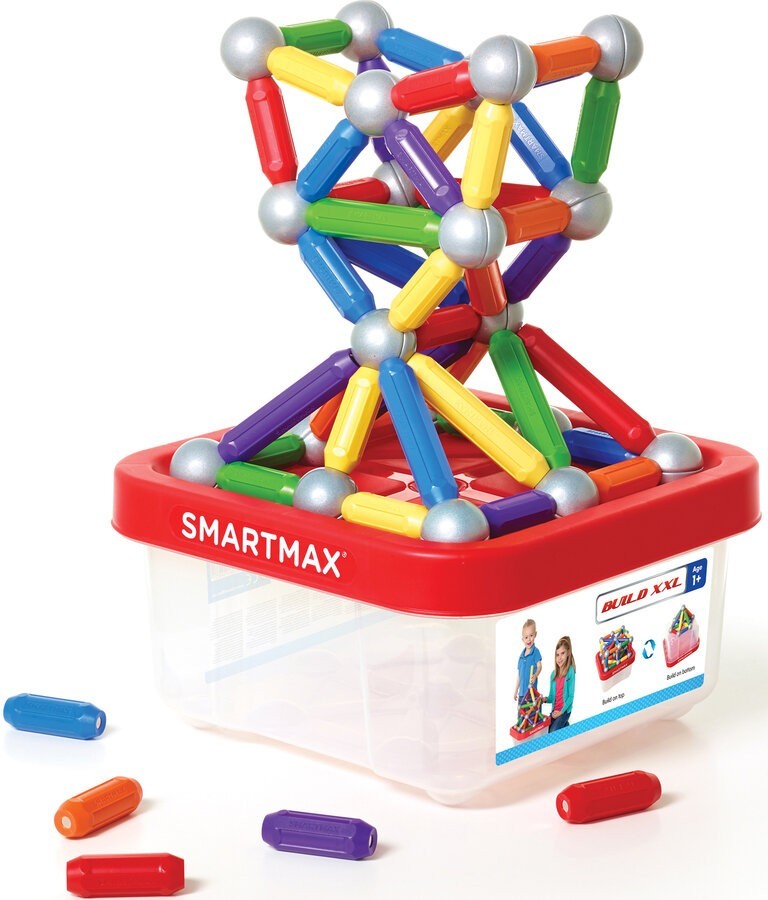 SmartMax Build XXL 70-teilig Magnetspiel in Kunststoffbox SmartMax, Build, XXL, 70-teilig, Magnetspiel, in, Kunststoffbox