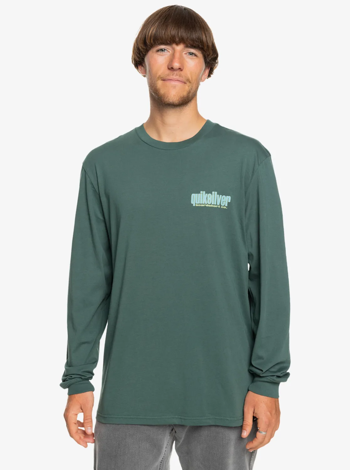 Quiksilver Three Tree - Longsleeve für Männer Grün GR. S