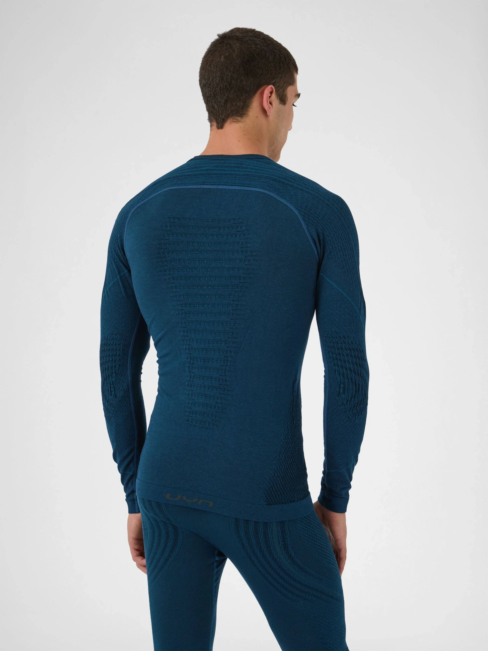 UYN Herren Evolutyon Biotech Underwear Shirt Long Sleeve U100414K662 - Blau Poseidon GR. L/XL