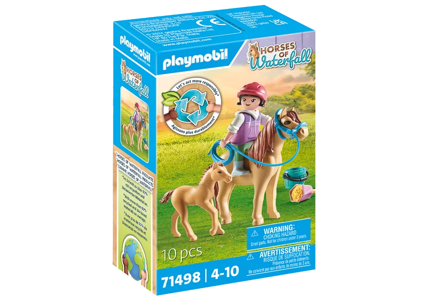 PLAYMOBIL, 71498, Kind, Mit, Pony, Und, Fohlen
