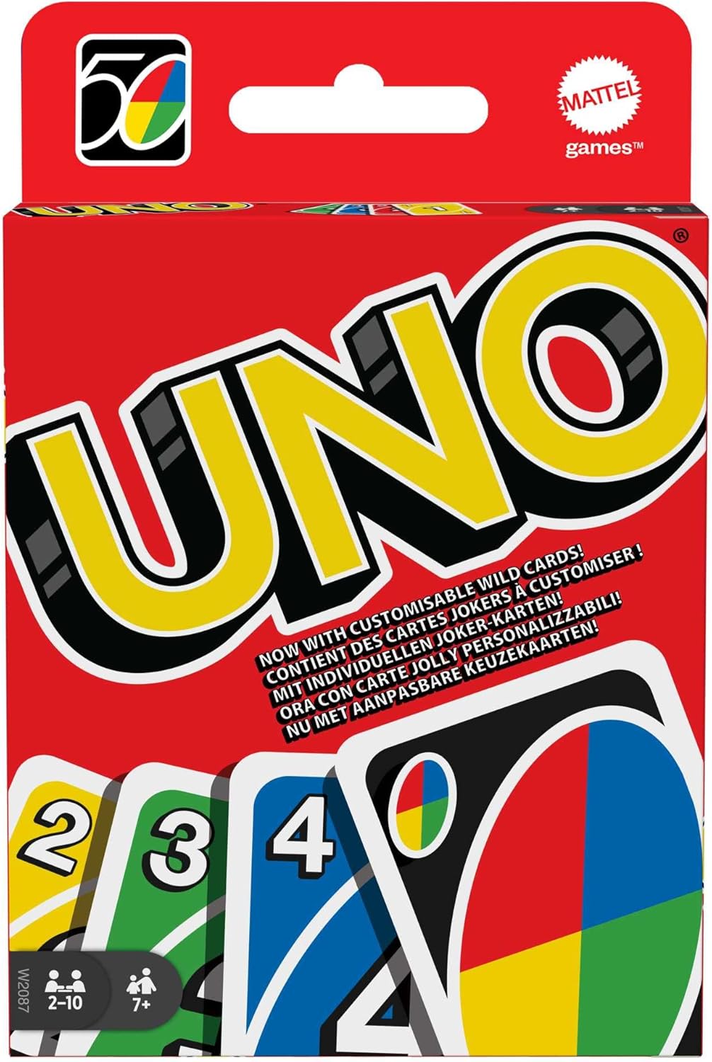 UNO Das klassische Kartenspiel mit neuen Features Mattel W2087 UNO, Das, klassische, Kartenspiel, mit, neuen, Features, Mattel, W2087