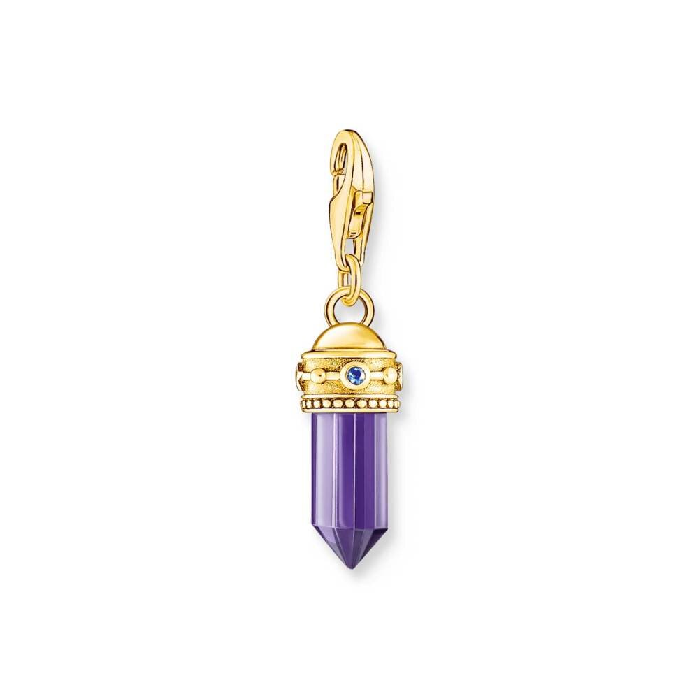 Thomas Sabo Anhänger Charm-Club Hexagon Vergoldet 2048-973-13 Thomas, Sabo, Anhänger, Charm-Club, Hexagon, Vergoldet, 2048-973-13, Zubehor, Edelstein, Schmuck