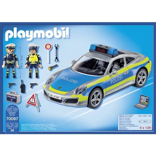 PLAYMOBIL 70067 Porsche Porsche 911 Carrera 4S Polizei Auto, Transport, Fahrzeug, Person