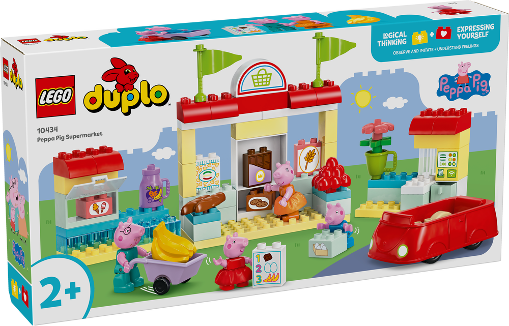 LEGO_10434_DUPLO_Peppas_Supermarkt:_Lernspielzeug_für_Kinder_ab_2_Jahre, Drinnen, Spielbereich, Spielzeug