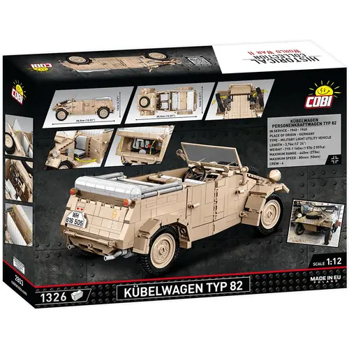 Cobi 2803 Kubelwagen Personenkraftwagen TYP 82 Cobi 2803 Kubelwagen Personenkraftwagen TYP 82