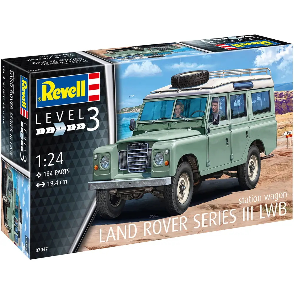 Revell 07047 Land Rover Series III LWB station wagon - Geländewagen Modell 1:24 Revell 07047 Land Rover Series III LWB station wagon - Geländewagen Modell 1:24