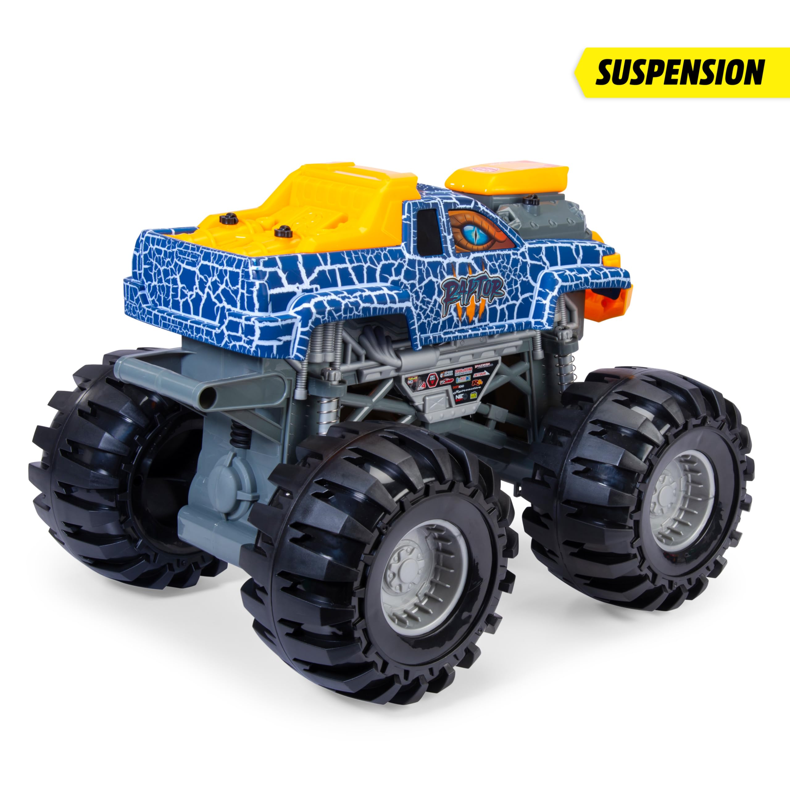 Dickie Monster Raptor Truck – Dino-Monstertruck mit Freilauf & Federung 203757007