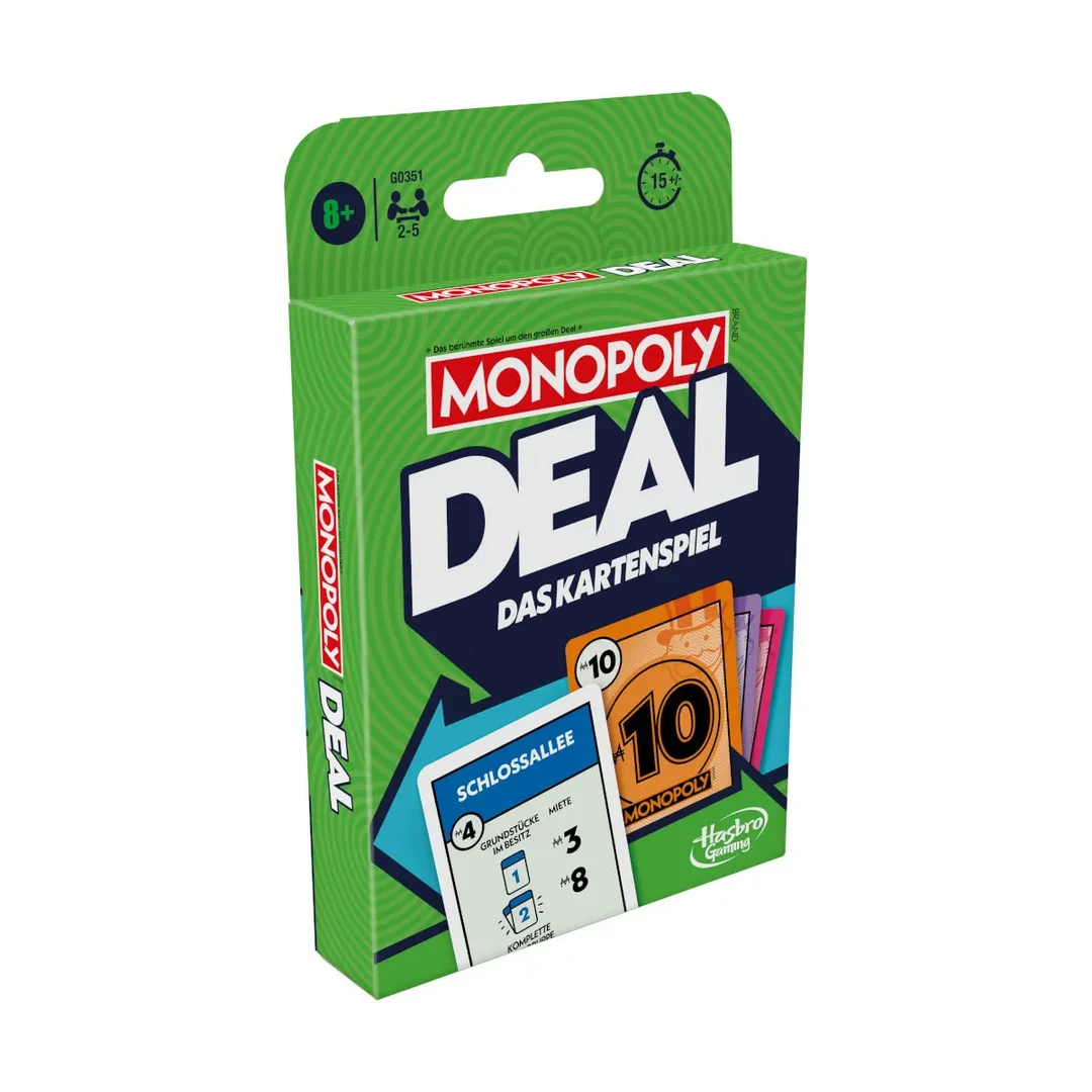 Monopoly Deal Kartenspiel G0351100 Monopoly, Deal, Kartenspiel, G0351100