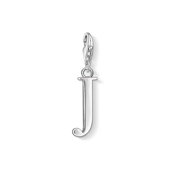 Thomas Sabo Anhänger Charm-Club Buchstabe J 925 Sterling Silber Blank 0184-001-12 Thomas, Sabo, Anhänger, Charm-Club, Buchstabe, J, 925, Sterling, Silber, Blank, 0184-001-12, Klinge, Dolch, Messer, Waffe
