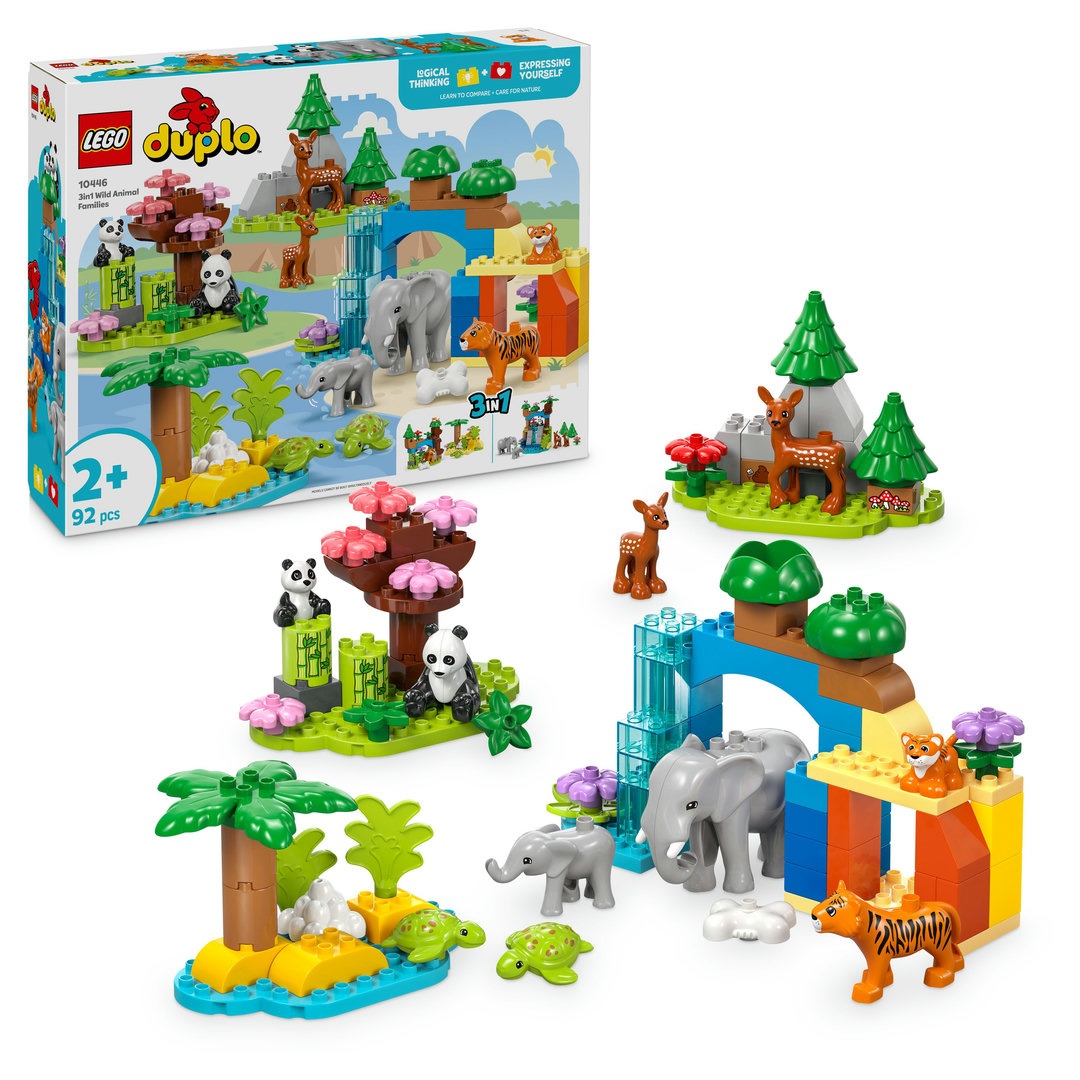 LEGO® DUPLO® Wildtier-Familien 3-in-1-Set 10446 LEGO® DUPLO® Wildtier-Familien 3-in-1-Set 10446