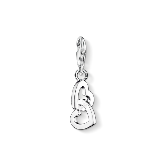 Thomas Sabo Anhänger Charm-Club Herzen 925 Sterling Silber Blank 0773-001-12 Thomas, Sabo, Anhänger, Charm-Club, Herzen, 925, Sterling, Silber, Blank, 0773-001-12, Zubehor, Ohrring, Schmuck