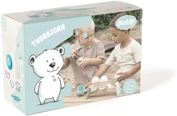 Dantoy 4846 TB Eis-Set - Spielzeug-Eisdiele in Box, 14-teilig