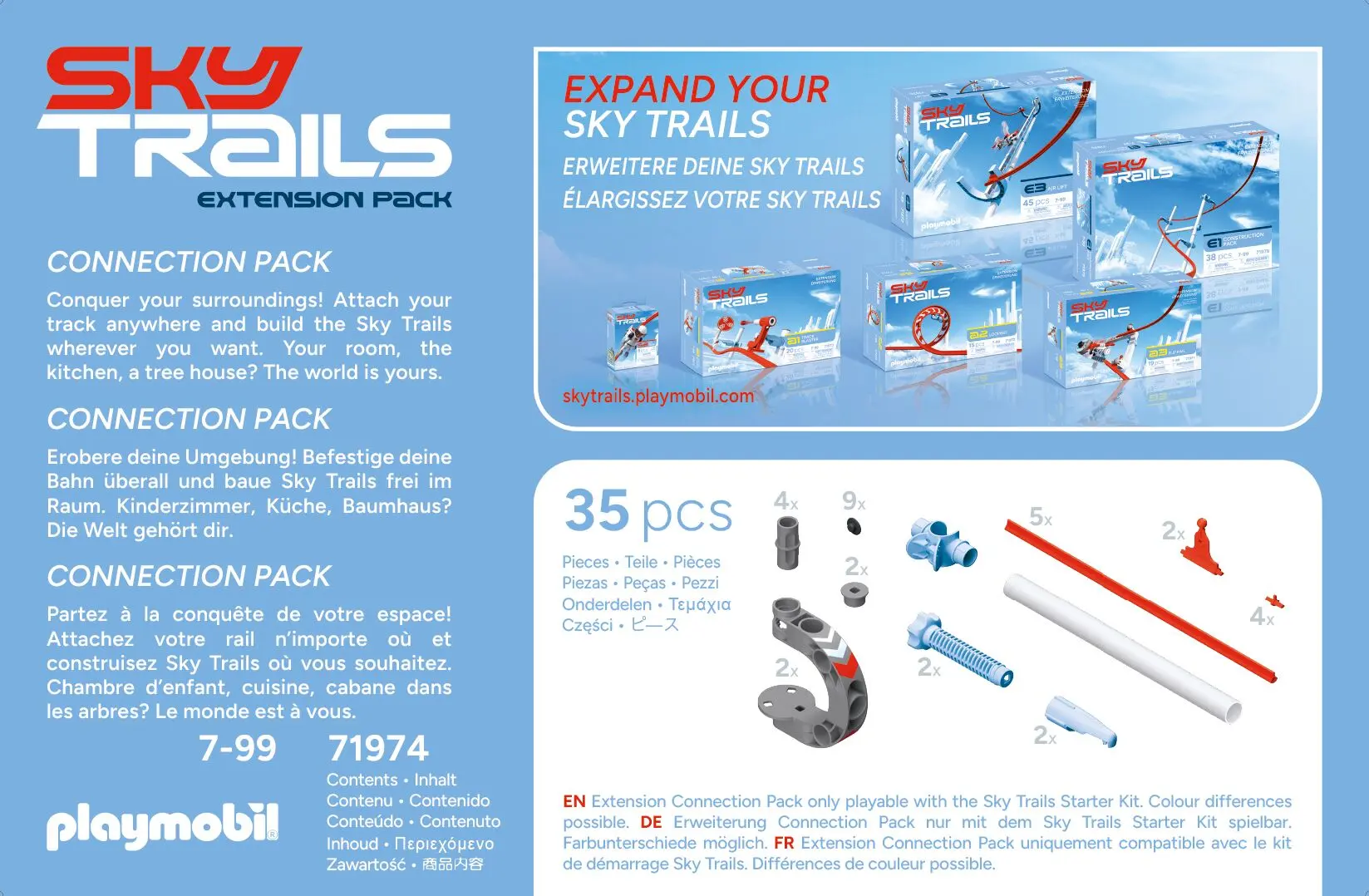 PLAYMOBIL 71974 Sky Trails: Connection Pack